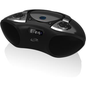 iLive iBC233B Boombox Bluetooth Speaker with CD Player and FM Radio (Black)