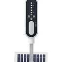 16 Inch Solar Oscillating Standing Fan,14400mAh Rechargeable Pedestal Floor Fan,Height-adjustable Suitable,Night Led Light, Solar Panel 2*LED Bulds, for Home Ofiice Bedroom, Study or Outdoor, Large