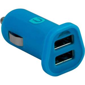 UBER USB car charger 2 ports Blue