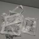 Yousoontic 12 Pack Acrylic Reserved Chairs Signs with Ribbon for Wedding Reception Party Restaurant This Row Is Reserved Signs Hanging for Wedding Church Events Pews Chair