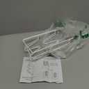 Durmmur 2 Pack Pot Lid Organizer Rack, 6-Tier Pot Lids Holder for Cabinet Door/Wall, No Drilling Adhesive Wall/Door Mounted Rustproof Pot and Pan Cover for Kitchen Storage, White