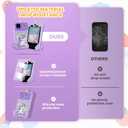 Kids Phone for Girl Toys, Christmas Birthday Gifts for Age 3-10 Year Old Girls Boys Toys, Kids Toddler Smart Phone, Detective Educational Learning Toys with 2.8" Touchscreen, Music Video Game (Purple)