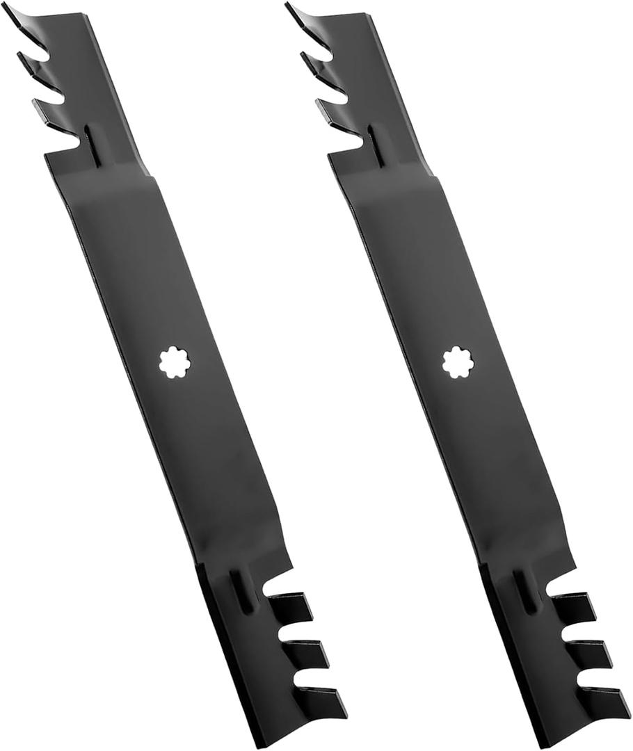 GX22151 Gator Blade for 42'' Deck, Compatible with J OHN Deere 102, 105, 115, 125, 135, D100, D105, D110, D120, E100, E110, E120, LA100, LA105, LA110, Replaces GY20850, AM141033, 2 Pack