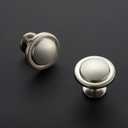 Ravinte 50 Pack Brushed Nickel Cabinet Pulls 1-1/4 inch Kitchen Cabinet Knobs Drawer Knobs Dresser Drawer Pulls Door Dresser Handles for Cupboard