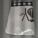 Artoid Mode Black White Buffalo Plaid Xmas Trees Joy Christmas Kitchen Towels Dish Towels, 18x26 Inch Seasonal Winter Decoration Hand Towels Set of 2