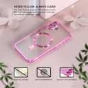 Misea Magnetic for iPhone 16 Case Compatible with MagSafe [Never Yellowing] [Military Grade Drop Protection] Full Camera Lens Protector Plating Soft Clear Phone Case for Women 6.1 inch, Hot Pink