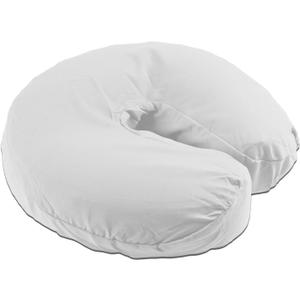 10 Pack Body Linen Tranquility Microfiber Massage Face Rest Covers for Massage Tables and Chairs - Durable, Lightweight and Extra Soft Microfiber Face Cradle Covers - White