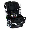 Britax Poplar S Convertible Car Seat, 2-in-1 Car Seat Extended Rear Facing, 17” Slim Car Seat Design with Fast & Easy ClickTight Installation, Anti-Rebound Bar & SafeWash Fabrics — Cowmooflage, EXP: 04/2036