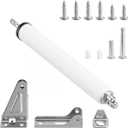 Pneumatic Screen and Storm Door Closer Kit, Heavy Screen Door Closers Closure forScreen Doors and Storm Doors Hardware Replacement, with Bracket & Parts(White)