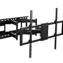Large Screen Heavy Duty TV Wall Mount for LCD LED Flat and Curved Screens, Articulating Swivel Mount, Max VESA 900x600mm, Black, MOUNT-VW120M