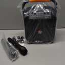 HUALIAN Karaoke Machine for Adults, Portable Bluetooth Karaoke with 2 Wireless Microphones, Echo Adjustment, LED Lights, PA System Karaoke Speaker Support TV/REC/AUX/USB/TF Card (6.5"Subwoofer Black)