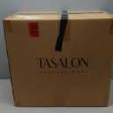 TASALON Saddle Stool with Back Support Ergonomic Adjustable Stool with Wheels - Swivel Salon Cutting Stool for Kitchen, Salon, Spa, Tattoo, Pedicure, Massage -Esthetician Chair  Black