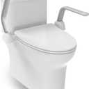 Toilet Safety Rail, Heavy Duty Foldable Toilet Handrail, Aluminum Alloy Support Up to 480LBS Perfect for Elderly Senior Handicap Pregnant
