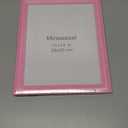11x14 Glitter Picture Frame with Mat for 8x10, HD Real Glass Pastel Sparkle Photo Frames, Colorful Cute Fun or Unique 11 by 14 Artwork Frame for Tabletop or Wall Display Pink 1 Pack