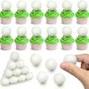 Golf Ball Cake Topper Decorations Mini Golf Ball CupCake Decorations for Golf Sport Birthday Supplies (Style 03)