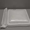Expert RV Vent Lid Replacements (2-Pack) - Universal Fit for Trailers, Campers & Motorhomes, White Covers with Durable Metal Hinges, Compatible with Jensen, Ventline & Elixir Vents