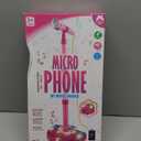 KonHaovF Kids Karaoke Machine with Lights,Microphone with Adjustable Stand Singing Karaoke Machine for Girls Boys (Pink)