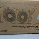 BEYOND BREEZE 9" Dual Window Fan Reversible Airflow with Exhaust and Intake, 9'' Remote Control