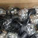 Outdoor String Lights Battery Operated,22ft 20 G40 LED Patio Bulbs