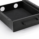 Under Desk Drawer Slide-Out – Lockable Metal Storage Drawer with Cable Management for Office & Home (Single, Non-Bracketed)