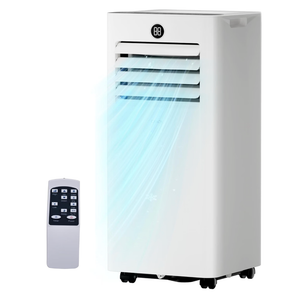 10000 BTU Portable Air Conditioner 450 Sq.Ft, 4-in-1 AC Unit Cooling Dry Fan