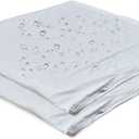 Kingnex 2 Pack Feather Proof Pillow Protectors 20x20 Waterproof Pillow Covers for Square Throw Pillow 20x20