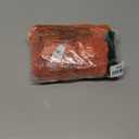 Basic Solid Stretchy Cotton High Waist A-line Flared Casual Skater Mini Skirt, Orange, Small