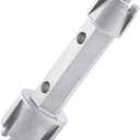 Tub Drain Remover Wrench - Use to Install and Remove Most Bath and Shower Drains and Closet Spuds Square Plastic Toilet Seat Nuts
