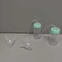 TidyFriend Anti-Colic Baby Bottle for Breastfeeding Babies 8oz, 2 Pack Baby Bottle with Straw for Convenient Feeding (Green)