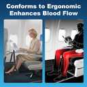 2 x Airplane Foot Hammock, Portable Foot Hammock for Plane Travel to Relax Your Feet, Plane Travel Essentials Comfy Foot Rest Hanger Plane Footrest for Long Trip