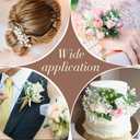 MAQIAHN 20 Baby Breath Artificial Flowers - Babies Breath Flowers Artificial Bulk Faux Flowers Bouquet White Flores Greenery Real Touch Fake Flower Arrangements Wedding Centerpieces Tables Decorations