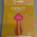 FUNBOY 5FT Tall Giant Mushroom Kids Backyard Sprinkler with Groovy Colors and Dual Water Sprayers
