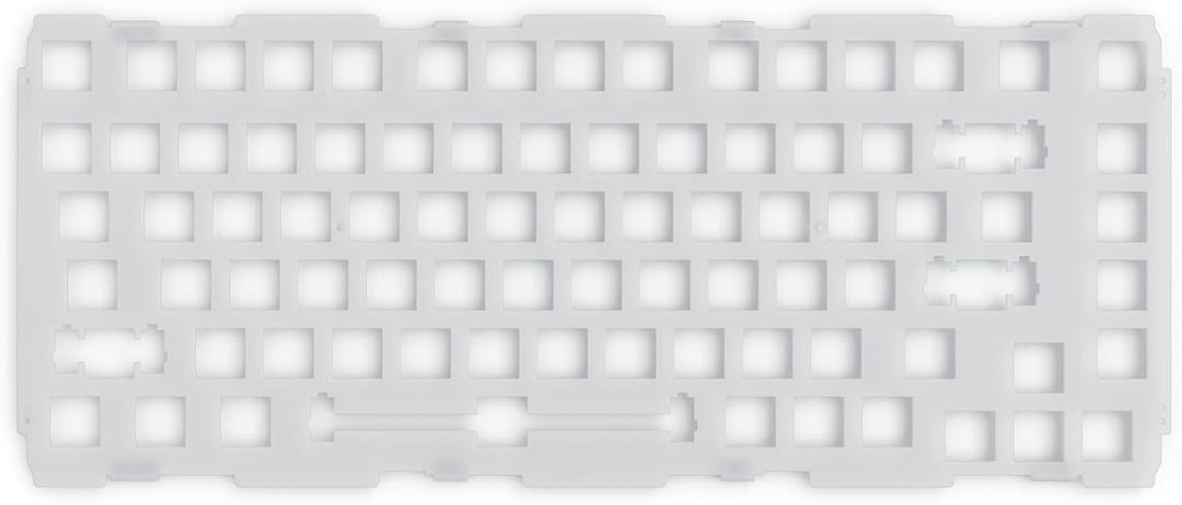 Glorious GMMK Pro 75% Polycarbonate Switch Plate (ANSI, USB-C, Mechanical, Keyboard Switch Plate)