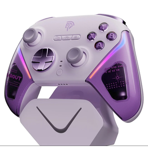 EasySMX D10 PC Controller - Elite Wireless Bluetooth Pro Controller with TMR Joystick, Dual-Mode Triggers & Full Mechanical Buttons, 1000Hz Polling Rate, RGB Lighting for PC/Switch/Android/iOS