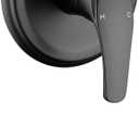 Shower Valve Trim Kit with Tub Spout Matte Black Tub Shower Rough-In Mixer Valve Bathroom Trim Kit