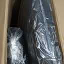 10L0L Deluxe Golf Cart Rear Seat Replacement Cushion, Soft Back Seat Cushion for Yamaha, EZGO RXV TXT, Club Car DS precedent and other 4&6 passengers Golf Carts with Flip Rear Seats (Black)