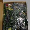 Syhood 6 Pcs Christmas Bows with Pine Cones Pine Needles Xmas Velvet Bows Sage Green Ribbon Christmas Tree Wreath Decoration for Xmas Parties Indoor Outdoor Crafts DIY Decor