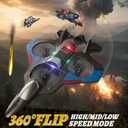 4DRC RC Planes Remote Control Airplanes for Kids, Foam Remote Control Planes for Kids Adults Beginners, Remote Control Helicopter Fighter Jet Drones for Kids Adults, 360 Flip Easy to Fly
