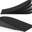 Adjustable Heel Lift Inserts for Shoes - Bukihome Orthopedic Shoe Lift for Uneven Legs 4 Layers Height Increase Insole for Heel Pain,Heel Spur,Achilles Tendonitis,Black Small (Women's 4-8.5)