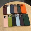 3 x Caseative for iPhone 13 Pro Case,Solid Color Full Camera Lens Protection Phone Case (Wine Red)