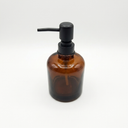 Homewear Soap Pump Amber Brown, 3.3 in x 6.5 in