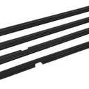 4Pcs Window Moulding Weatherstrip Trim Seal Belt Replacement for Corolla 2009-2012 Black