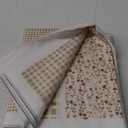 Vintage Floral Patchwork Cotton Fabric Set  60 Pre-Cut Squares, 2020 cm (88 inch), 100% Cotton, Eco Digital Print, Made in Trkiye (Boho Flowers)