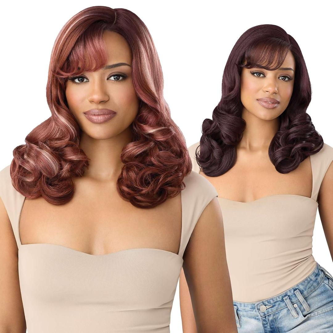 Outre Lace Front Wig - Melted Hairline - MH 122 (BLACK CHERRY)