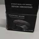 HXMJ- Ergonomic Vertical Mouse Wired,USB Corded Optical Mice,Silent Click,Right Handed-Black