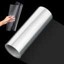 Frienda 12 Inches x 80 ft Rolls 4 Mil Acetale Stencil Sheets for Crafts, Acetate Sheets Reusable for Crafts, Cake Collar Roll for Baking, Stencil Paper Vinyl for Cutting Machines(Clear)