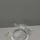 PATIKIL 6" Duct Connector Flange, Metal Straight Pipe Exhaust Flange Duct Mounting Plate for Heating Cooling Ventilation HVAC System, Galvanized Steel