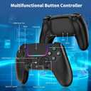 VidPPluing Wireless Controller Compatible with PS5/Android/IOS/MAC/Steam Deck, Gamepad with LED Lighting/Hall Effect Trigger/Turbo/Macro/Dual Vibration/3.5mm Headset Jack/1500 mAh Battery