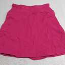 SANTINY 19" Golf Skorts Skirts for Women Zipper Pockets Knee Length Skort Women's High Waist Athletic Tennis Skirt (Rose_S)
