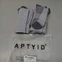 APTYID Men's Moisture Wicking Cushioned Crew Work Boot Socks (4-6 Pairs) Size 9-12